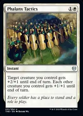 MtG Trading Card Game Theros Beyond Death Uncommon Phalanx Tactics #31
