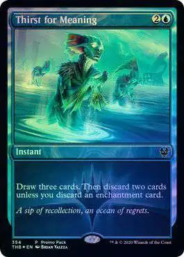 MtG Theros Beyond Death Common Thirst for Meaning #354 [Promo Pack Foil]