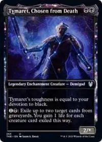 MtG Trading Card Game Theros Beyond Death Uncommon Tymaret, Chosen from Death #263 [Showcase]