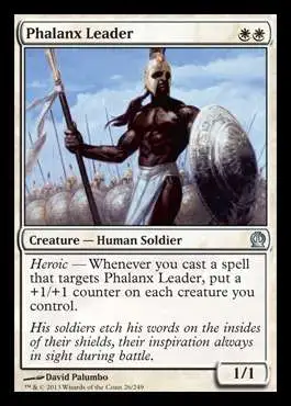 MtG Trading Card Game Theros Uncommon Phalanx Leader #26