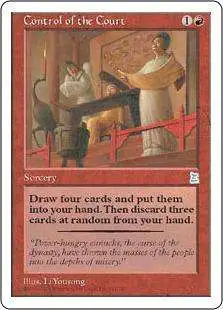 MtG Portal Three Kingdoms Uncommon Control of the Court #105