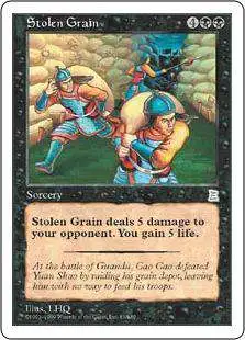 MtG Portal Three Kingdoms Uncommon Stolen Grain #83