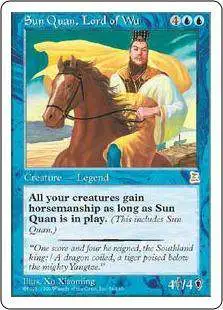 MtG Portal Three Kingdoms Rare Sun Quan, Lord of Wu #56