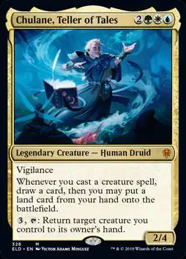 MtG Trading Card Game Throne of Eldraine Mythic Rare Chulane, Teller of Tales #326