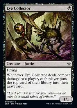 MtG Trading Card Game Throne of Eldraine Common Foil Eye Collector #86