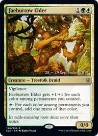 MtG Prerelease & Release Rare Faeburrow Elder #190 [Prerelease Stamp Foil]