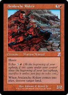 MtG Trading Card Game Time Spiral Timeshifted Timeshifted Avalanche Riders #55