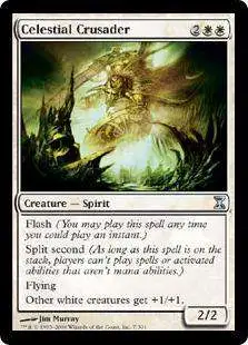MtG Trading Card Game Time Spiral Uncommon Celestial Crusader #7