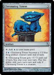 MtG Trading Card Game Time Spiral Uncommon Chronatog Totem #252