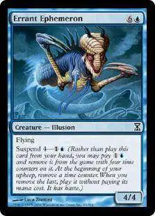 MtG Trading Card Game Time Spiral Common Errant Ephemeron #60