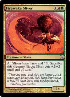 MtG Trading Card Game Time Spiral Uncommon Firewake Sliver #238