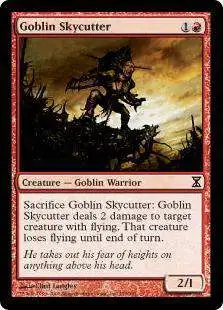 MtG Trading Card Game Time Spiral Common Goblin Skycutter #159