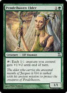 MtG Trading Card Game Time Spiral Uncommon Pendelhaven Elder #209