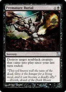 MtG Trading Card Game Time Spiral Uncommon Premature Burial #125