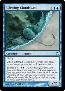 MtG Trading Card Game Time Spiral Uncommon Riftwing Cloudskate #73