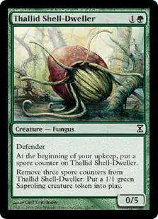 MtG Trading Card Game Time Spiral Common Thallid Shell-Dweller #226