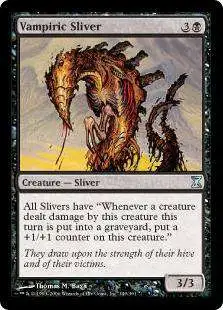 MtG Trading Card Game Time Spiral Uncommon Vampiric Sliver #140