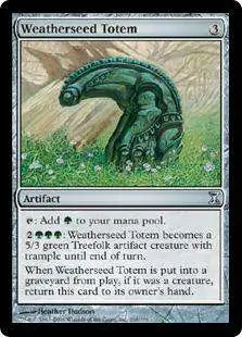 MtG Trading Card Game Time Spiral Uncommon Weatherseed Totem #268