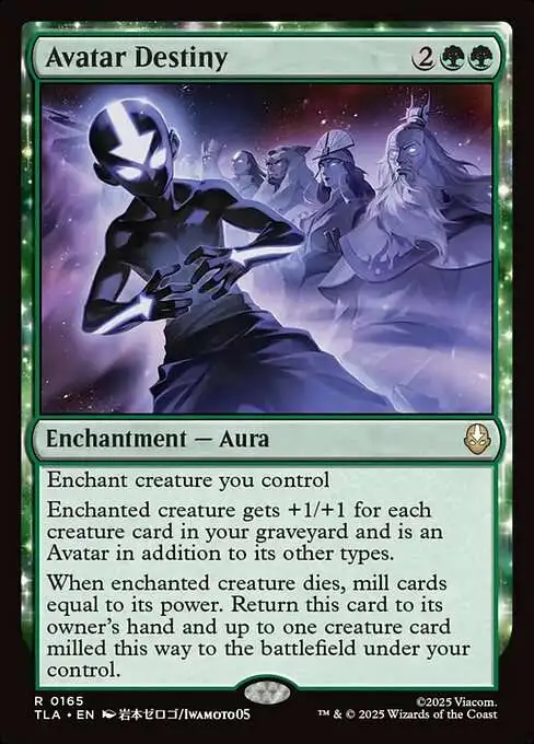 airbender mtg cards Avatar: The Last Master of ElementsFlyingSpells you cast cost WUBRG less to cast.At the beginning of each upkeep Avatar Aang [Avatar: The Last
