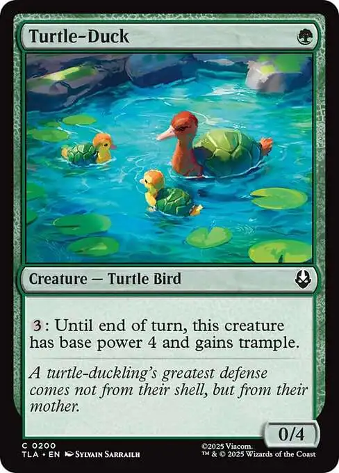 MtG Avatar the Last Airbender Common FOIL Turtle-Duck #200