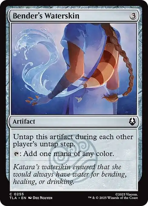 MtG Avatar the Last Airbender Common FOIL Bender's Waterskin #255