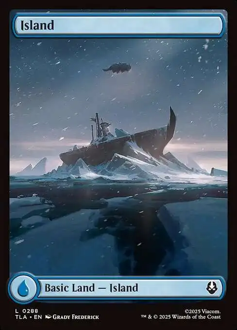 island mtg card Island (285) - FULL ART (Foil) main image 1