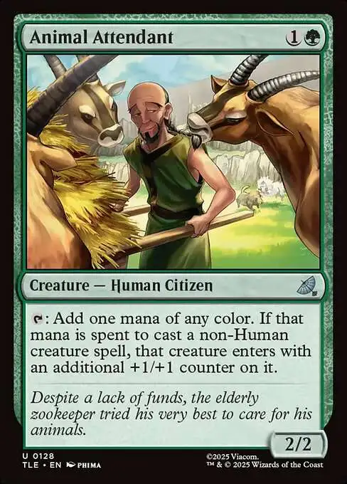 Magic The Gathering Avatar the Last Airbender Single Card Uncommon Animal  Attendant 128 Jumpstart - ToyWiz