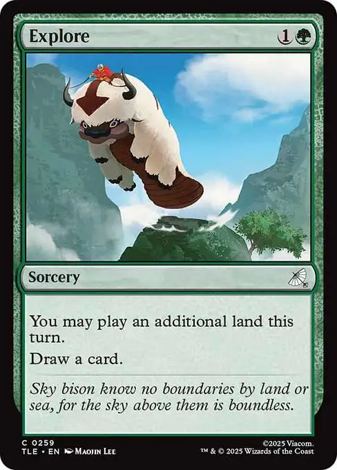 Magic The Gathering Avatar the Last Airbender Single Card Common Explore  259 Jumpstart - ToyWiz
