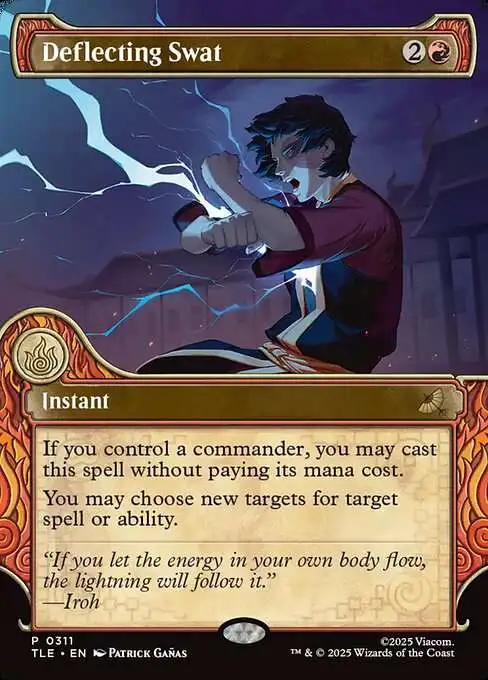 MtG Avatar the Last Airbender Rare Deflecting Swat #311 [Commander Bundle]