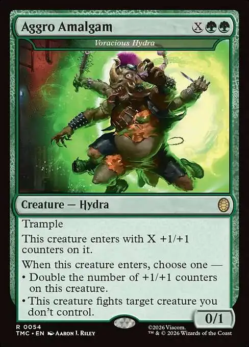 Magic The Gathering Teenage Mutant Ninja Turtles Eternal Single Card Rare  Aggro Amalgam 54 - ToyWiz