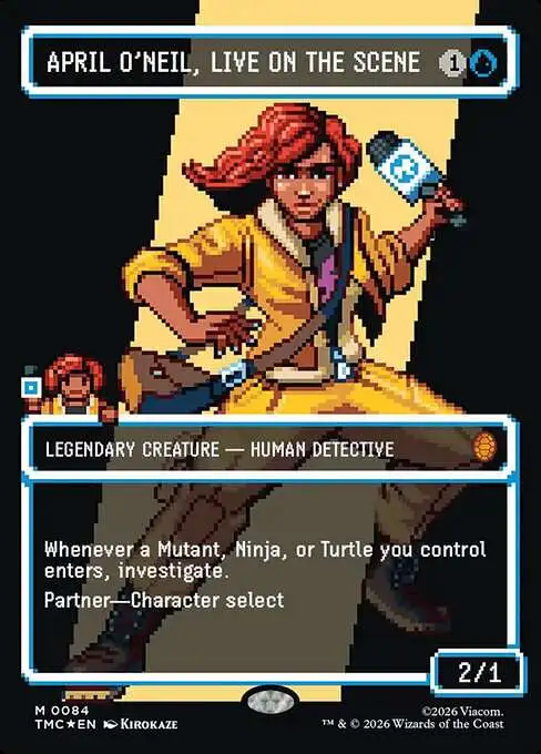 MTG April O'Neil, Human Element 英語 4枚セット April O'Neil, Human Element | Magic: the Gathering MTG Cards
