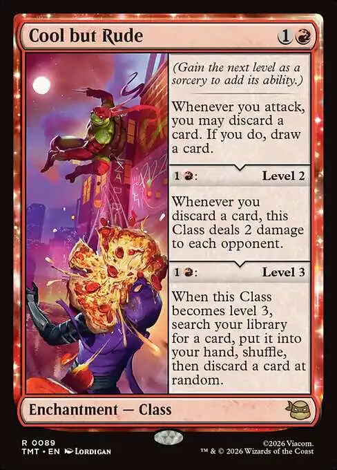 Magic The Gathering Teenage Mutant Ninja Turtles Single Card Rare