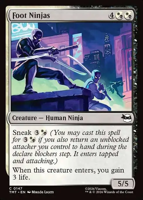Magic The Gathering Teenage Mutant Ninja Turtles Single Card