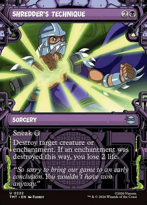 Magic The Gathering Teenage Mutant Ninja Turtles Single Card