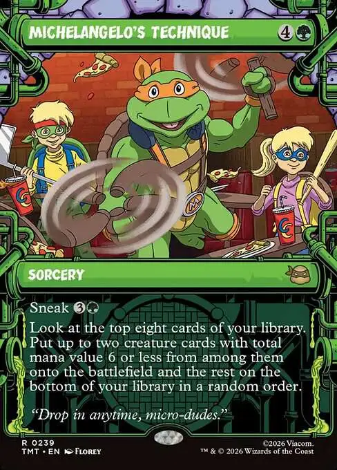 Magic The Gathering Teenage Mutant Ninja Turtles Single Card Rare