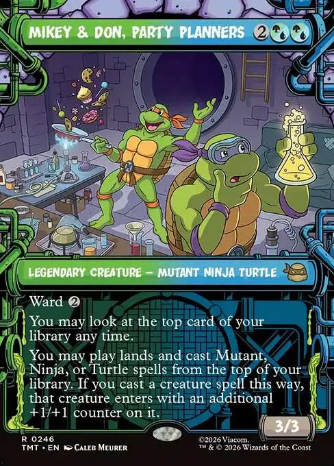 Magic The Gathering Teenage Mutant Ninja Turtles Single Card Rare