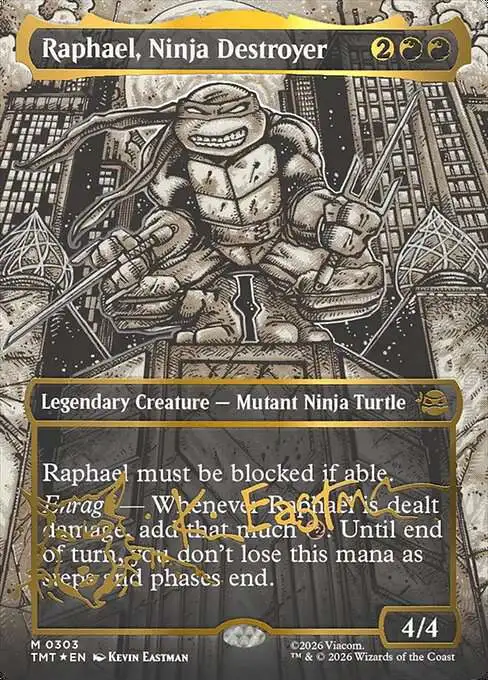 Raphael, Ninja Destroyer ヘッドライナー mtg Raphael, Ninja Destroyer · Teenage Mutant Ninja Turtles (TMT) #218