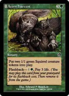 MtG Torment Common Foil Acorn Harvest #118