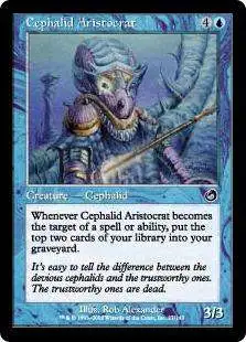 MtG Torment Common Foil Cephalid Aristocrat #27