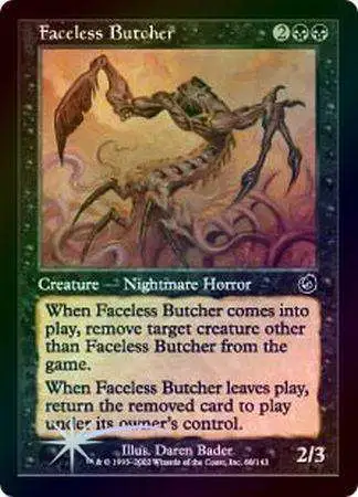 MtG Torment Common Foil Faceless Butcher #60