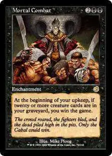 MtG Torment Rare Mortal Combat #71 [Lightly Played]