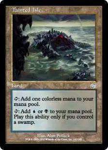 MtG Torment Uncommon Tainted Isle #141 [Lightly Played]