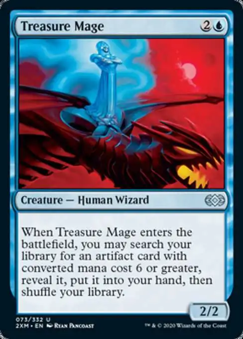 Magic The Gathering Double Masters Single Card Uncommon Treasure Mage ...