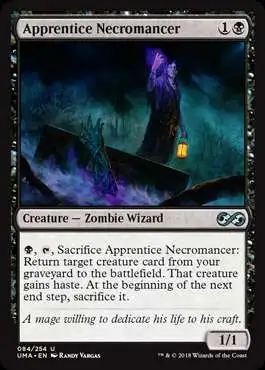MtG Ultimate Masters Uncommon Foil Apprentice Necromancer #84