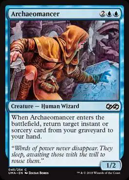 MtG Ultimate Masters Common Archaeomancer #45
