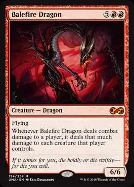 MtG Ultimate Masters Mythic Rare Balefire Dragon #124