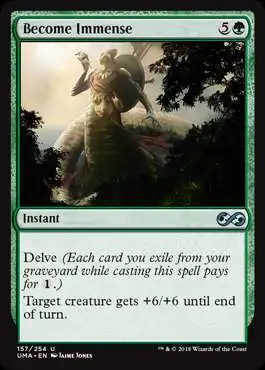 MtG Ultimate Masters Uncommon Foil Become Immense #157