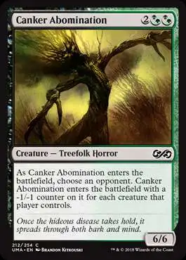 MtG Ultimate Masters Common Canker Abomination #212