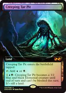 MtG Ultimate Masters Creeping Tar Pit U34 [Foil Box Topper]