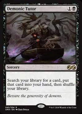 MtG Ultimate Masters Rare Foil Demonic Tutor #93